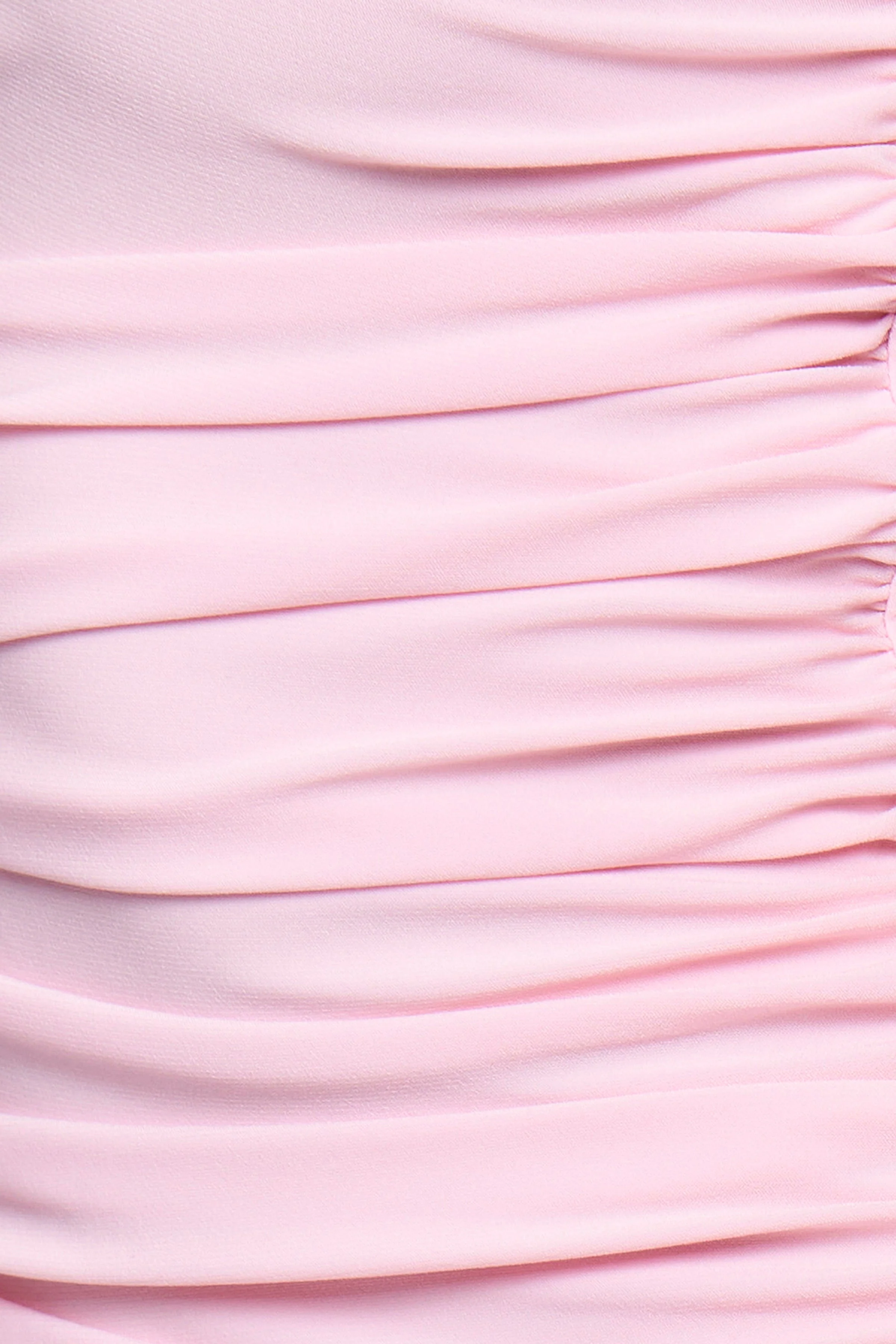 Baby Pink Bandeau Maxi Dress - Image 4