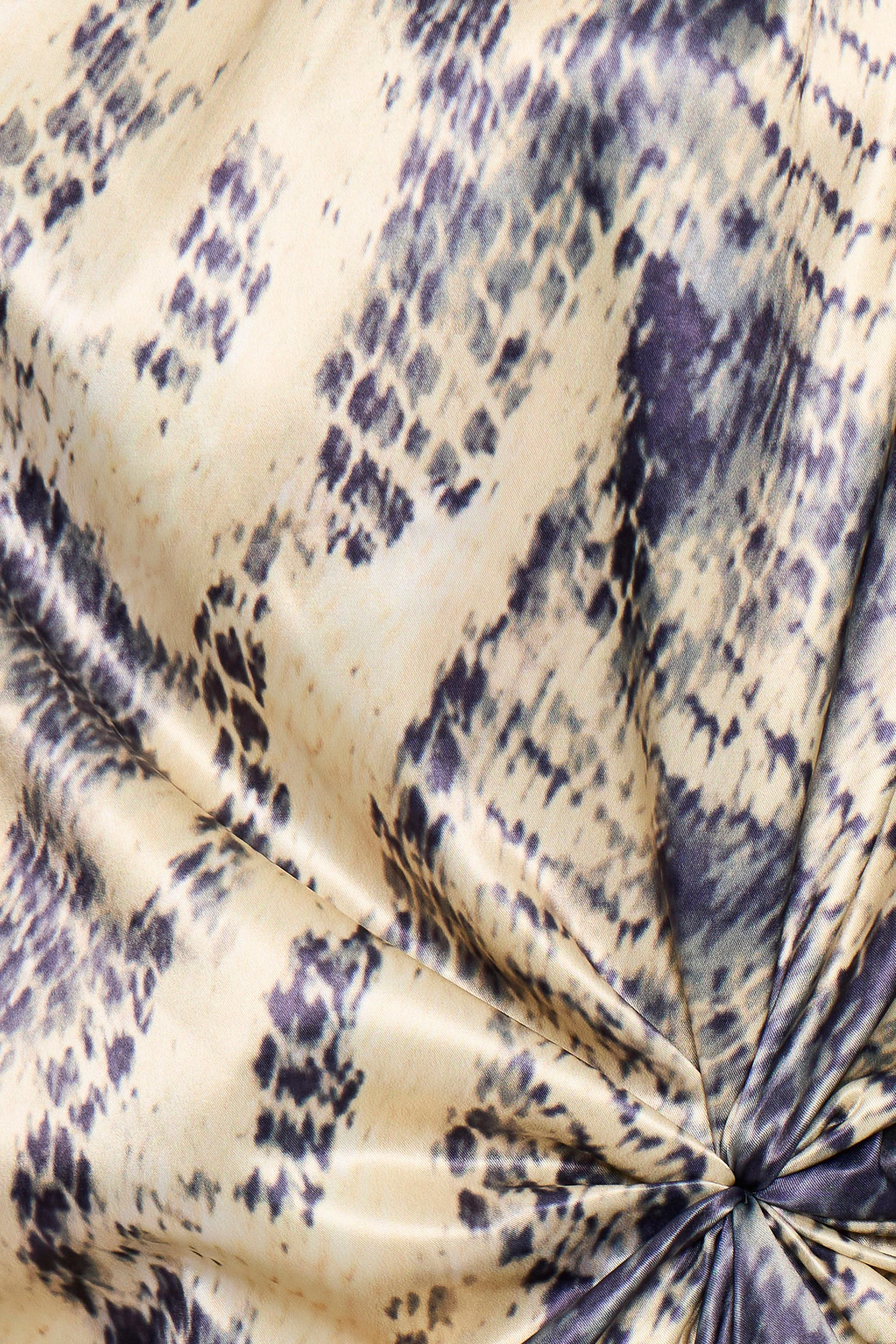 Yellow Printed One Shoulder Top - Image 5