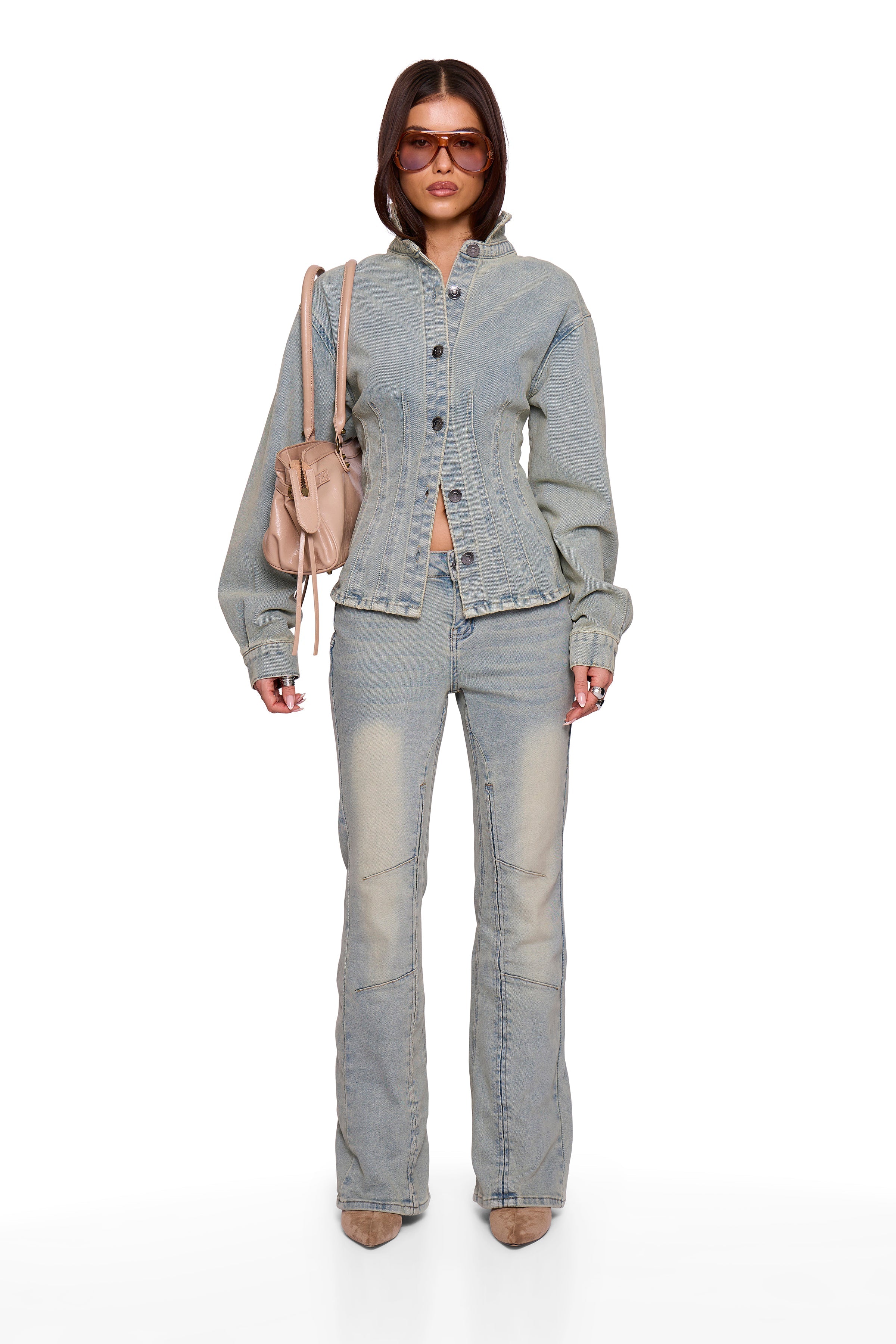 Blue Washed Denim Jacket - Image 5