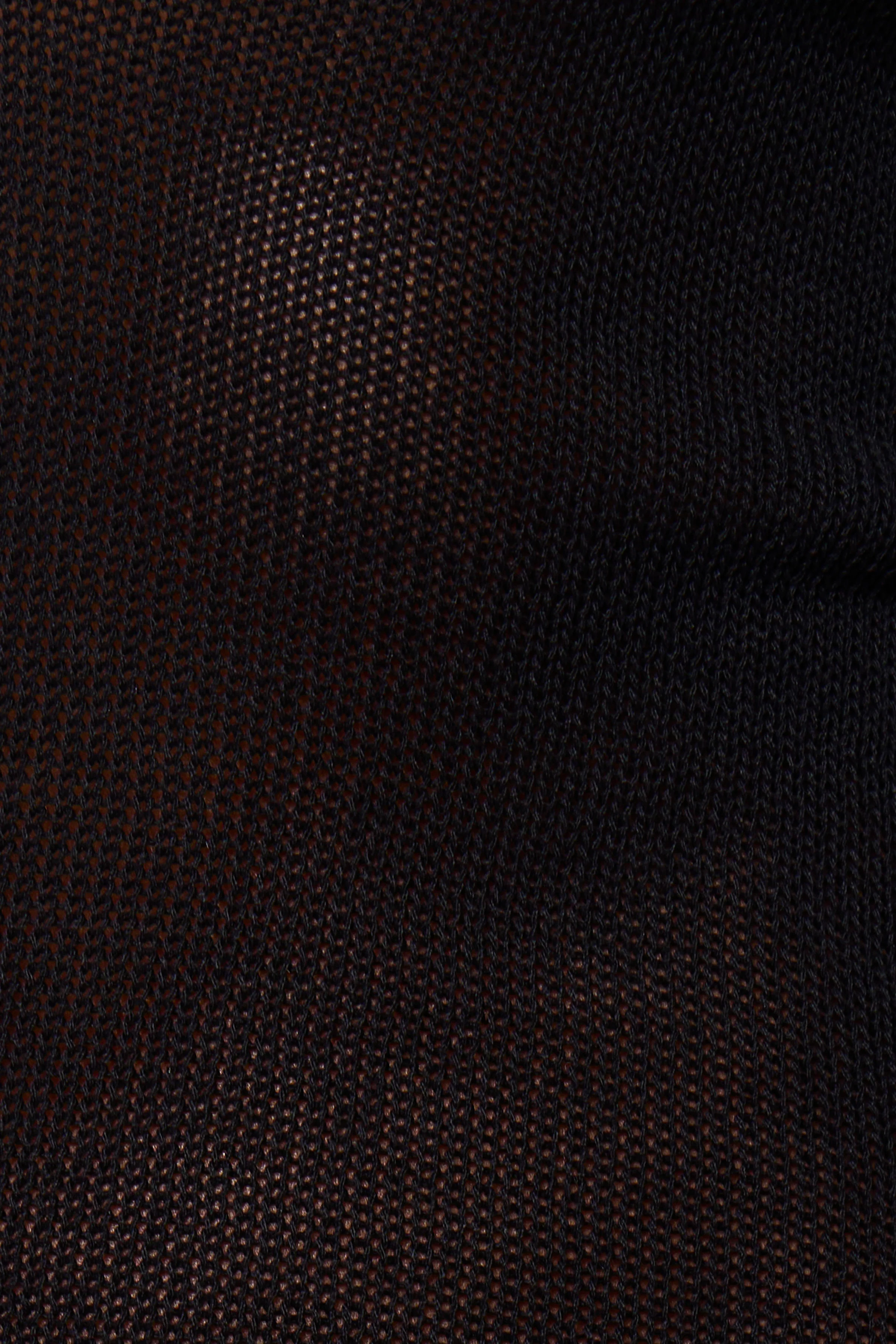 Sheer Knit Beaded Hem Mini Dress - Image 5