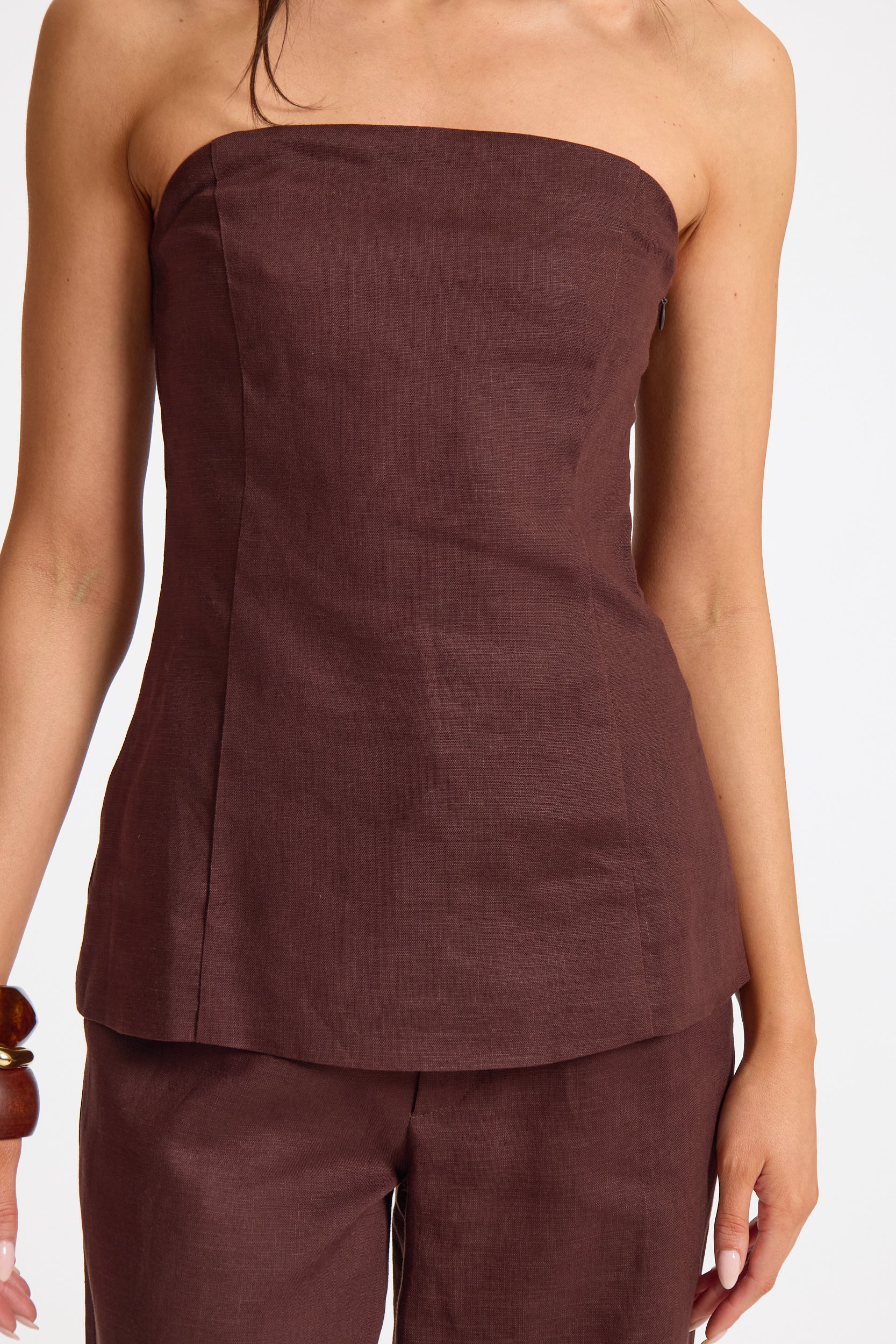 Linen Longline Bandeau - Image 4